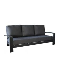 Canapé 3 Places Cordouan En Aluminium Graphite Ou Blanc - Graphite