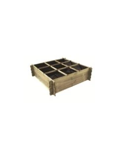 Carré Potager En Bois 140 X 140 X 40 Cm