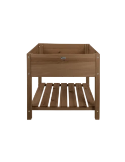 ESSCHERT DESIGN Carré Potager En Bois Teinté Marron 78.8x78.8x78 Cm