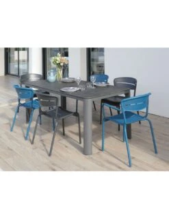 Chaise Haora En Aluminium Coloris Au Choix - Océo - Bleu -Cheap Garantia || ESSCHERT DESIGN || Biohort Store chaise haora en aluminium coloris au choix oceo 4