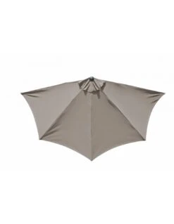 Demi Parasol 300/5 Aluminium Grey Et Polyester - Plusieurs Coloris - Taupe
