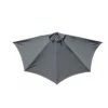 Demi Parasol 300/5 Aluminium Grey Et Polyester - Gris -Cheap Garantia || ESSCHERT DESIGN || Biohort Store demi parasol 3005 aluminium grey et polyester plusieurs coloris 3
