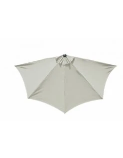 Demi Parasol 300/5 Aluminium Grey Et Polyester - Plusieurs Coloris - Ecru