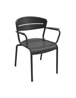 Fauteuil Haora En Aluminium, Coloris Au Choix - Océo - Graphite