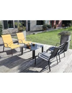 Fauteuil Bas Lounge Cauro En Aluminium - Coloris Au Choix - Graphite / Moutarde 8 Fauteuil Bas Lounge Cauro En Aluminium - Coloris Au Choix - Graphite / Moutarde -Cheap Garantia || ESSCHERT DESIGN || Biohort Store fauteuil lounge cauro en aluminium coloris au choix oceo 6