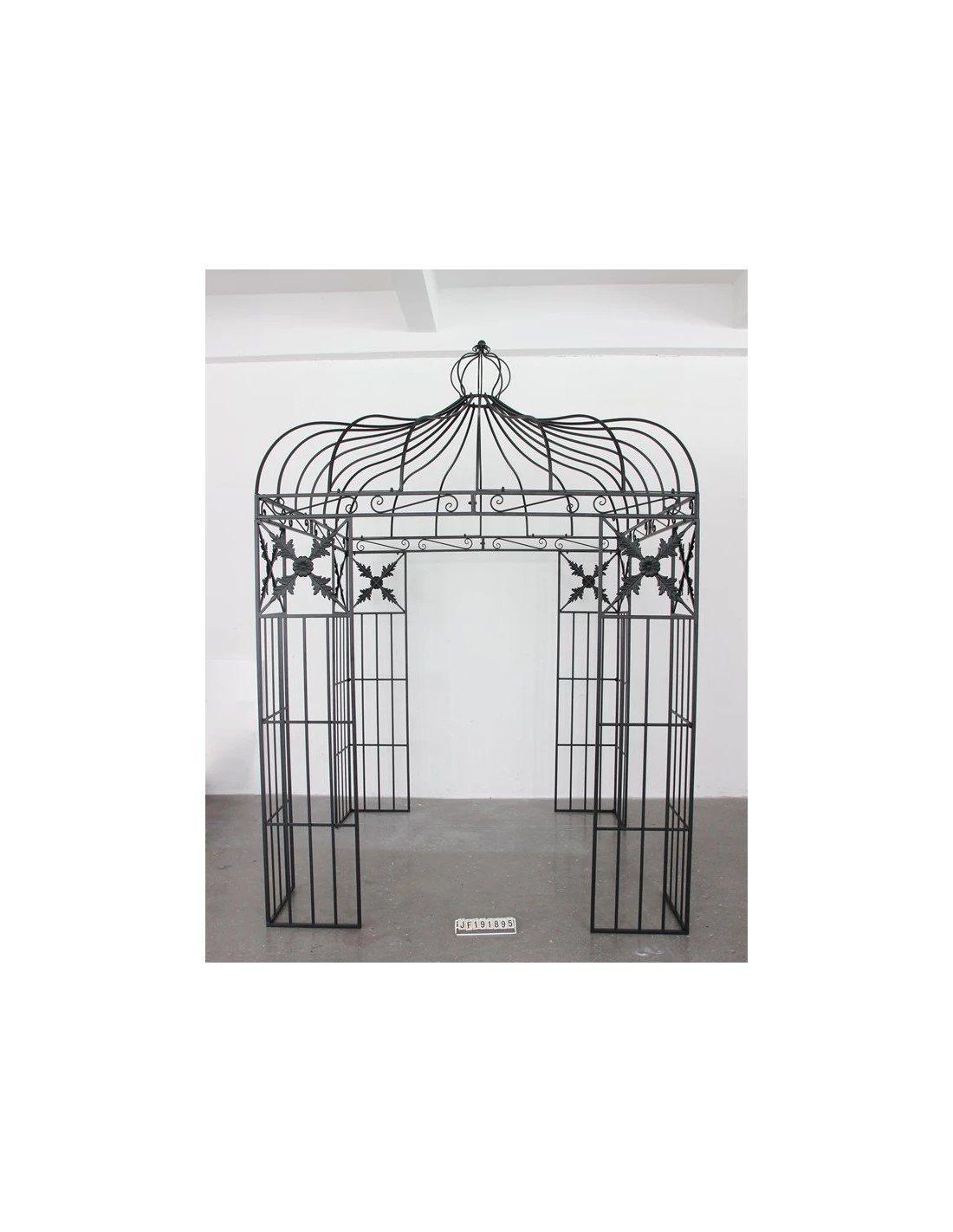 Gloriette En Fer Forgé Gris Anthracite 200x200 Cm 3 Gloriette En Fer Forgé Gris Anthracite 200x200 Cm