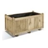 Jardinière Vendôme Au Choix Avec Feutre En Bois Traité Autoclave - 46x92xH43 Cm -Cheap Garantia || ESSCHERT DESIGN || Biohort Store jardiniere vendome au choix avec feutre en bois traite autoclave 2