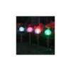 Lot De 5 Grandes Balises Verre Craquelé Majestic LED -Cheap Garantia || ESSCHERT DESIGN || Biohort Store lot de 5 grandes balises verre craquele majestic led smart solar