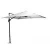 Parasol Déporté Roma 2,5 X 2,5 M - Aluminium Inclinable Et Rotatif - Grey / Ecru -Cheap Garantia || ESSCHERT DESIGN || Biohort Store parasol deporte roma 25 x 25 m en aluminium inclinable et rotatif 2