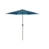 Parasol Droit Rond Tilt Ø3 M En Aluminium - Bleu