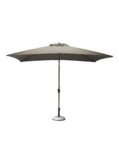 Parasol Droit Tilt 3 X 2 M Inclinable En Aluminium - Taupe