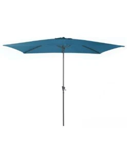 Parasol Droit Tilt 3 X 2 M Inclinable En Aluminium - Bleu