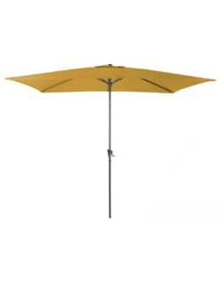 Parasol Droit Tilt 3 X 2 M Inclinable En Aluminium - Curry