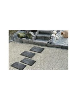 Pas De Cheminement Rectangle Aspect Schiste 29 X 40 Cm -Cheap Garantia || ESSCHERT DESIGN || Biohort Store pas de cheminement rectangle aspect schiste 29 x 40 cm 1