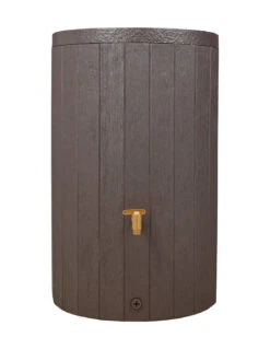 Garantia Récupérateur D'eau Madera 220 L Brun Avec Couvercle -Cheap Garantia || ESSCHERT DESIGN || Biohort Store recuperateur d eau madera 220 l brun avec couvercle 2