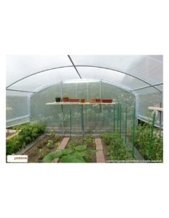 Serre Tunnel De Jardin "4 Saisons Plus" Pieds Droits Au Choix De 18 à 48 M² -Cheap Garantia || ESSCHERT DESIGN || Biohort Store serre tunnel de jardin 4 saisons plus pieds droits au choix de 18 a 48 m 2