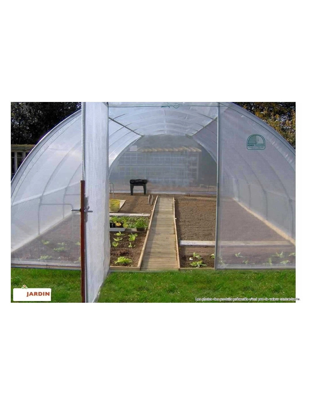 Serre Tunnel De Jardin "Gothique" Au Choix De 20.25 à 54 M² 3 Serre Tunnel De Jardin "Gothique" Au Choix De 20.25 à 54 M²