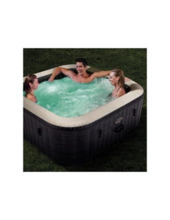 Spa Gonflable Carré Bulles Ardoise Pour 4 Personnes -Cheap Garantia || ESSCHERT DESIGN || Biohort Store spa gonflable carre bulles ardoise pour 4 personnes 6