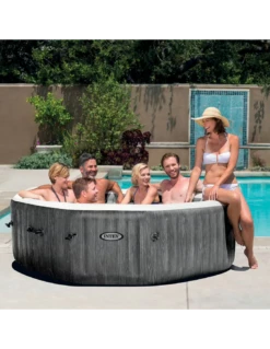 Spa Gonflable Octogonal Baltik 6 Places Bulles - D.2,18 X H.0,71m