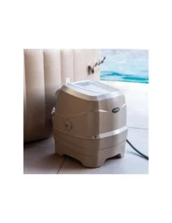 Spa Gonflable Rond Sahara - 4 Places Bulles - D.1,96 X H.0,71 M -Cheap Garantia || ESSCHERT DESIGN || Biohort Store spa gonflable rond sahara 4 places bulles d196 x h071 m 4