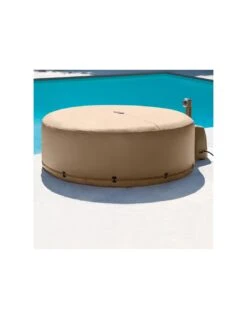 Spa Gonflable Rond Sahara - 4 Places Bulles - D.1,96 X H.0,71 M -Cheap Garantia || ESSCHERT DESIGN || Biohort Store spa gonflable rond sahara 4 places bulles d196 x h071 m 7