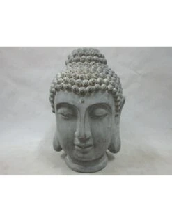 Statue Tête De Bouddha H.40.5 Cm